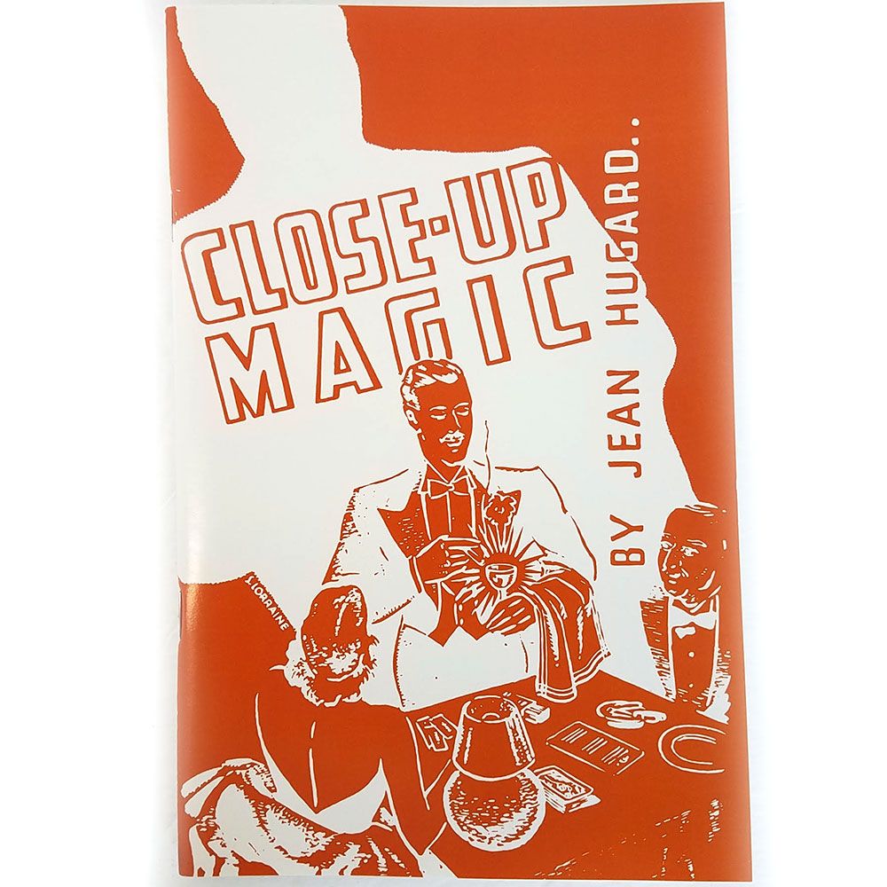 CLOSE UP MAGIC BOOK Magician Jean Hugard Sponge Ball Card Coin Table Gag Tricks 