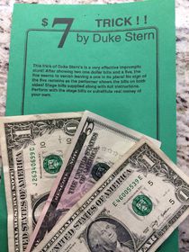 Duke Stern's  $7. Dollar Trick - Seven Dollar Bill Trick