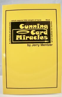 Cunning Card Miracles Book by Jerry Mentzer