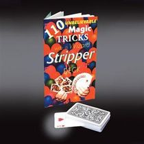 101 TRICKS With A STRIPPER DECK BOOK Magic Cards Wizard Tapered Magician Booklet 