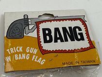 Trick Gun with Bang Flag