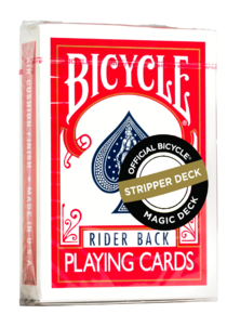 Bicycle Wizard/Stripper Deck-Poker Size-Red Back