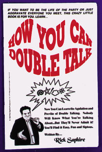 Now You Can Double Talk Book by Rick Saphire