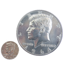 Jumbo 3" Half Dollar Coin