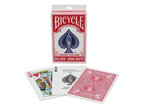Jumbo Bicycle Big Box Card Deck - Red Backs