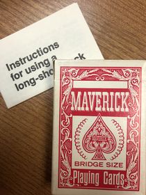 Maverick Playing Cards/Long-Short Deck