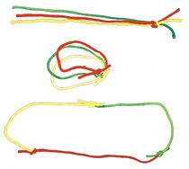 Multi Color Rope Link - G/Y/R
