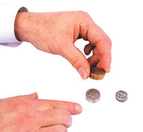 Nickels To Dimes Coin Trick