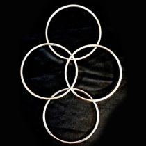 Nuclear Fusion 4” Linking Rings Set