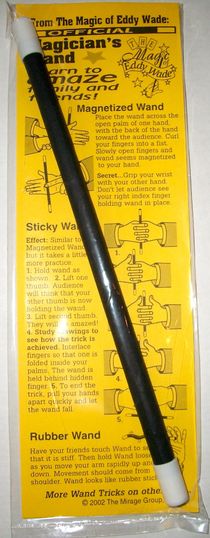 Official Magician's Wand with Trick Instructions