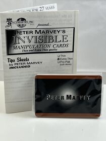 Peter Marvey Invisible Manipulation Cards