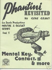Phantini Revisited  Mental Key, Contact & More by Gene Grant