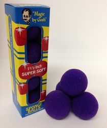 Sponge Balls 1 1/2" size - Purple