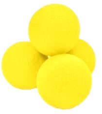 Sponge Balls 1 1/2" size - Yellow