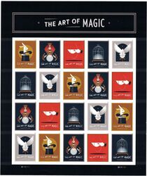 The Art of Magic Forever Postage Stamps -Sheet