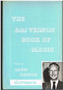 The Dai Vernon Book of Magic by Ganson