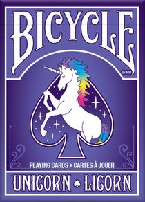 Unicorn Theme Bicycle Playing Cards