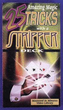 VHS - 25 Amazing Magic Tricks With Stripper Deck