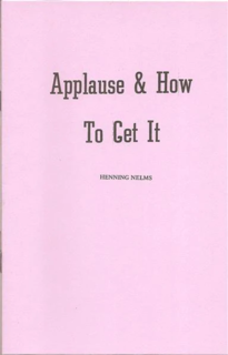 Applause & How To Get it by Henning Nelms.png