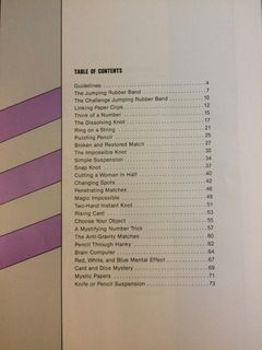 D.Copperfield ProjectMagic book.Contents page..jpg