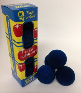 Goshman Sponge Balls Blue1.5 inch.jpeg