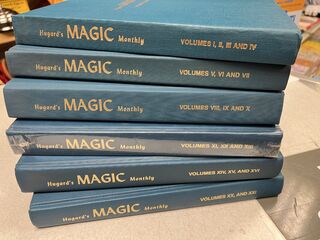 Hugard's Magic Monthly volumes stacked.jpeg