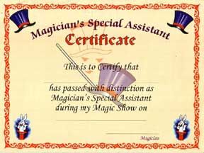 Magician's Assistant Certificate.jpeg