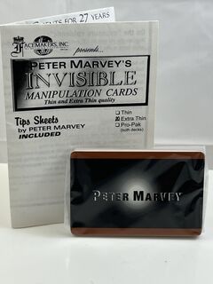 Peter Marvey Invisible Manipulation Cards with Tip Sheets..jpeg