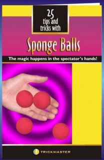 25 TIPS SPONGE BALLS BOOK Booklet Multiplying Magic Trick Vanishing Close Up Gag 