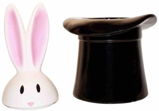 TopHat and Bunny Cookie jar.open.jpg