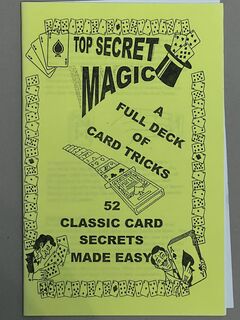 Top Secret; A Full Deck of Card Tricks Booklet By Eddy Wade.cover.jpeg